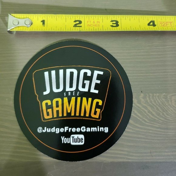 Judge Free Gaming Sticker - Picture 2 of 2